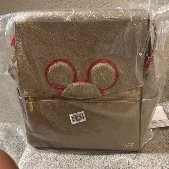 Freshly Picked Handbags - Freshly Picked Gold and Red Baby Bag